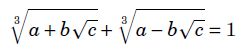 Cardano Triplet equation